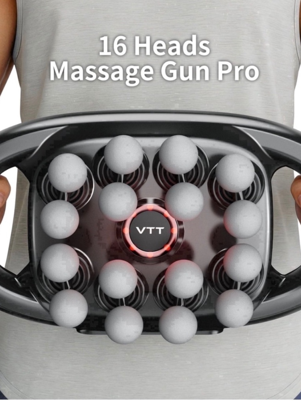 VTT 16 head massage gun